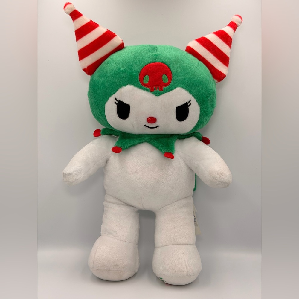 Build A Bear SANRIO Candy Cane Kuromi Christmas Plush w/ Sound Wicked "Popular"